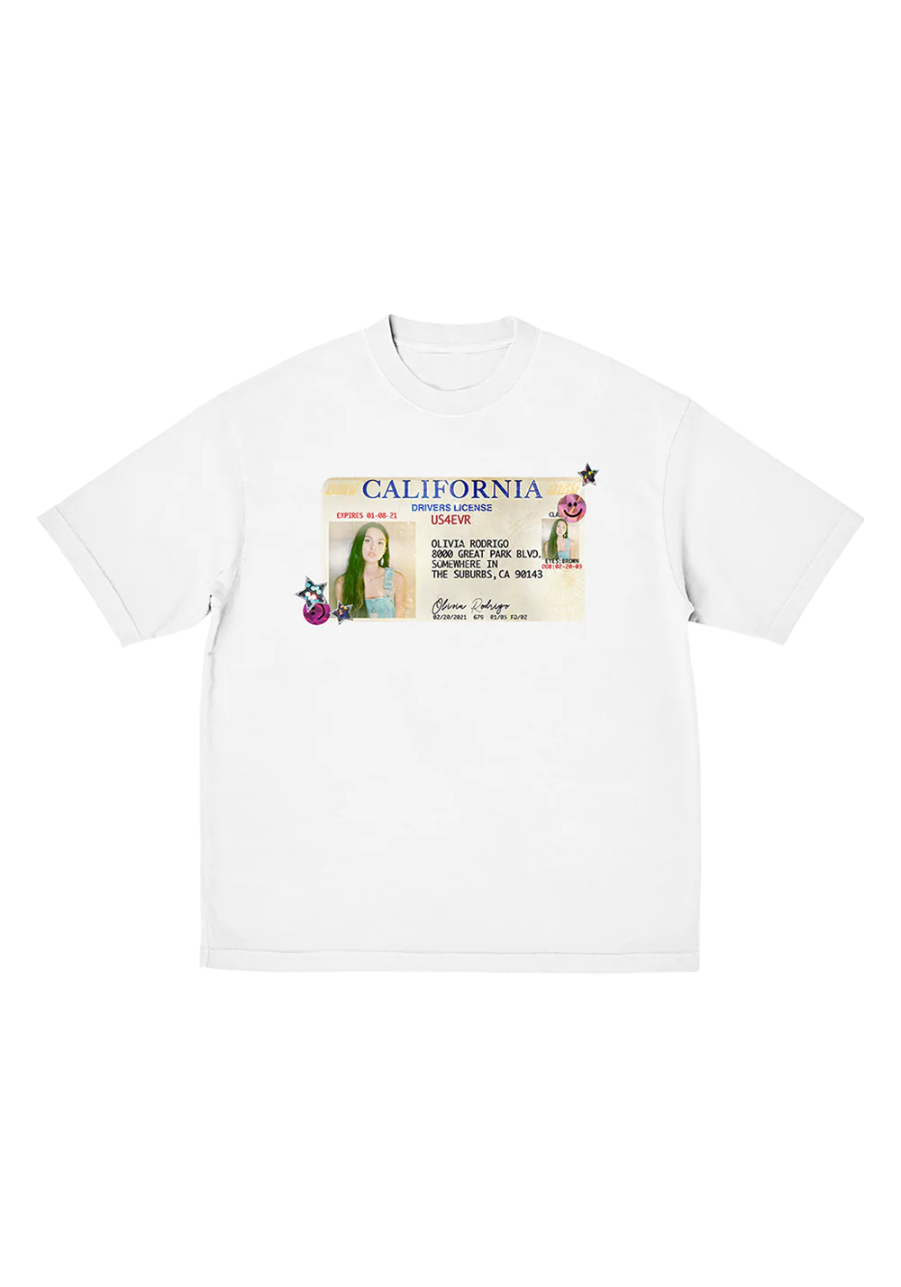 drivers license 5 year anniversary t-shirt