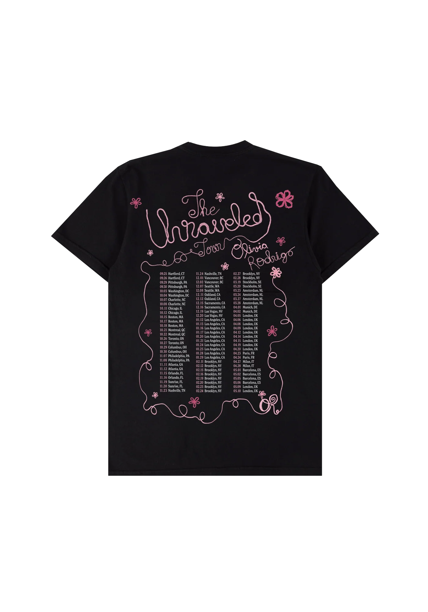 the unraveled tour t-shirt - Image 2