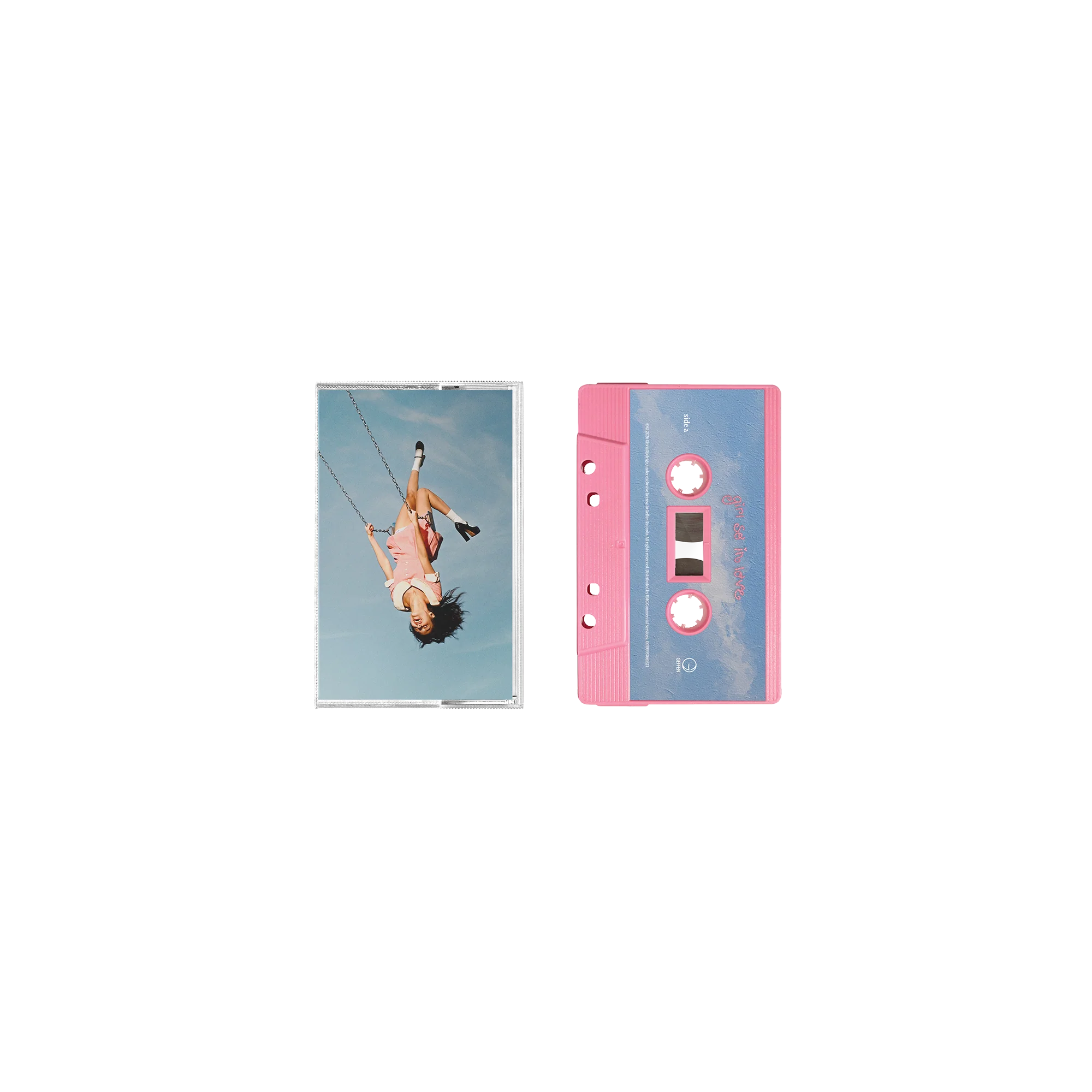 you seem pretty sad for a girl so in love - baby pink cassette