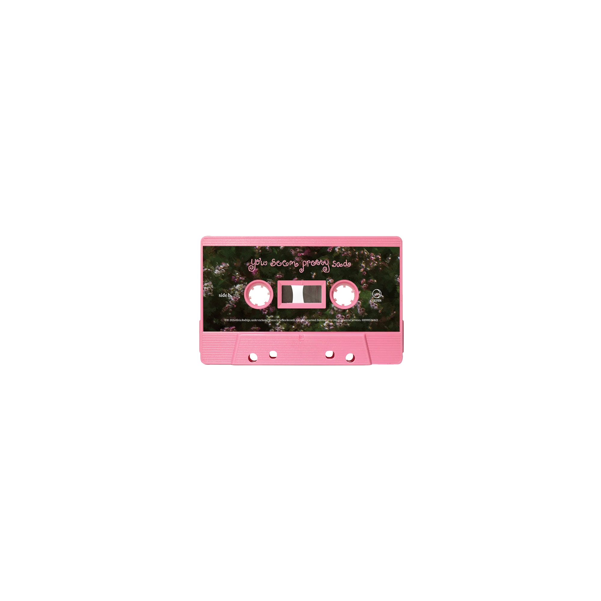 you seem pretty sad for a girl so in love - baby pink cassette - Image 3