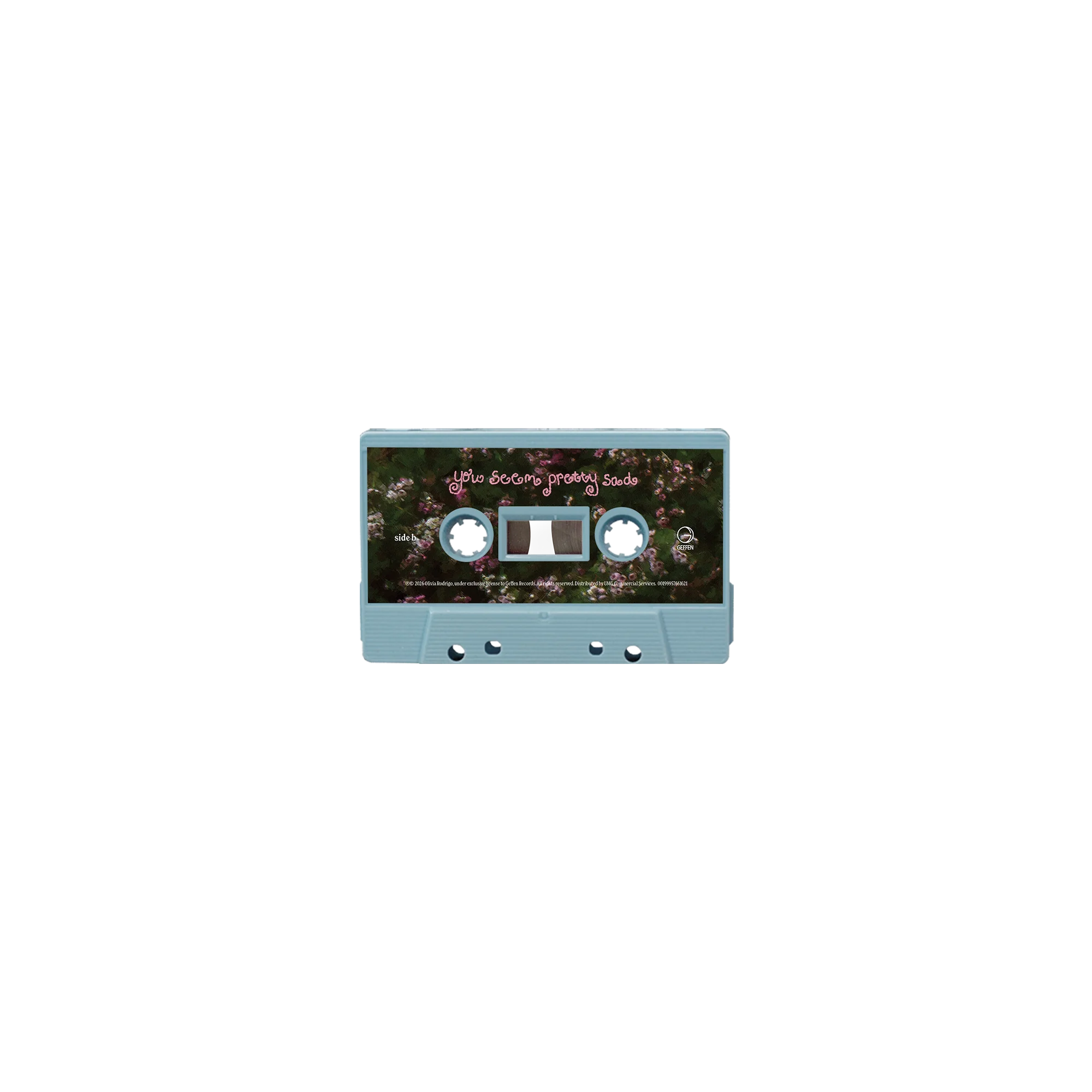 you seem pretty sad for a girl so in love - exclusive baby blue cassette - Image 3